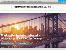 Tablet Screenshot of marketprobeint.com
